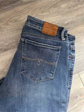 Lucky Brand Washed Indigo Denim Jeans - Dark Blue